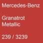 Preview: Mercedes-Benz, Granatrot Metallic, 239 / 3239.